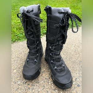 Women’s Merrill Polarand Rove Peak Leather Mid Calf Winter Boots Size 8.5